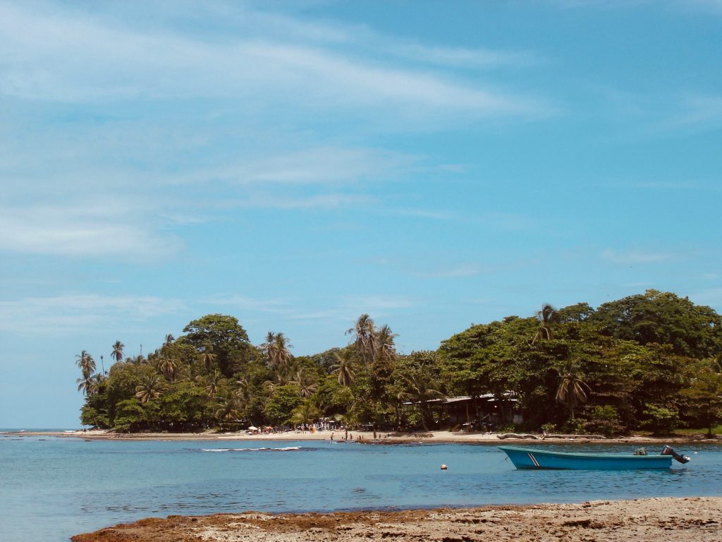 Boat on Costa RicaN beach